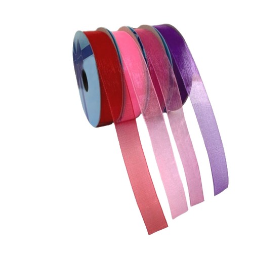 30 Feet Red Metallic Love Hearts Valentine's Day Sheer Wired