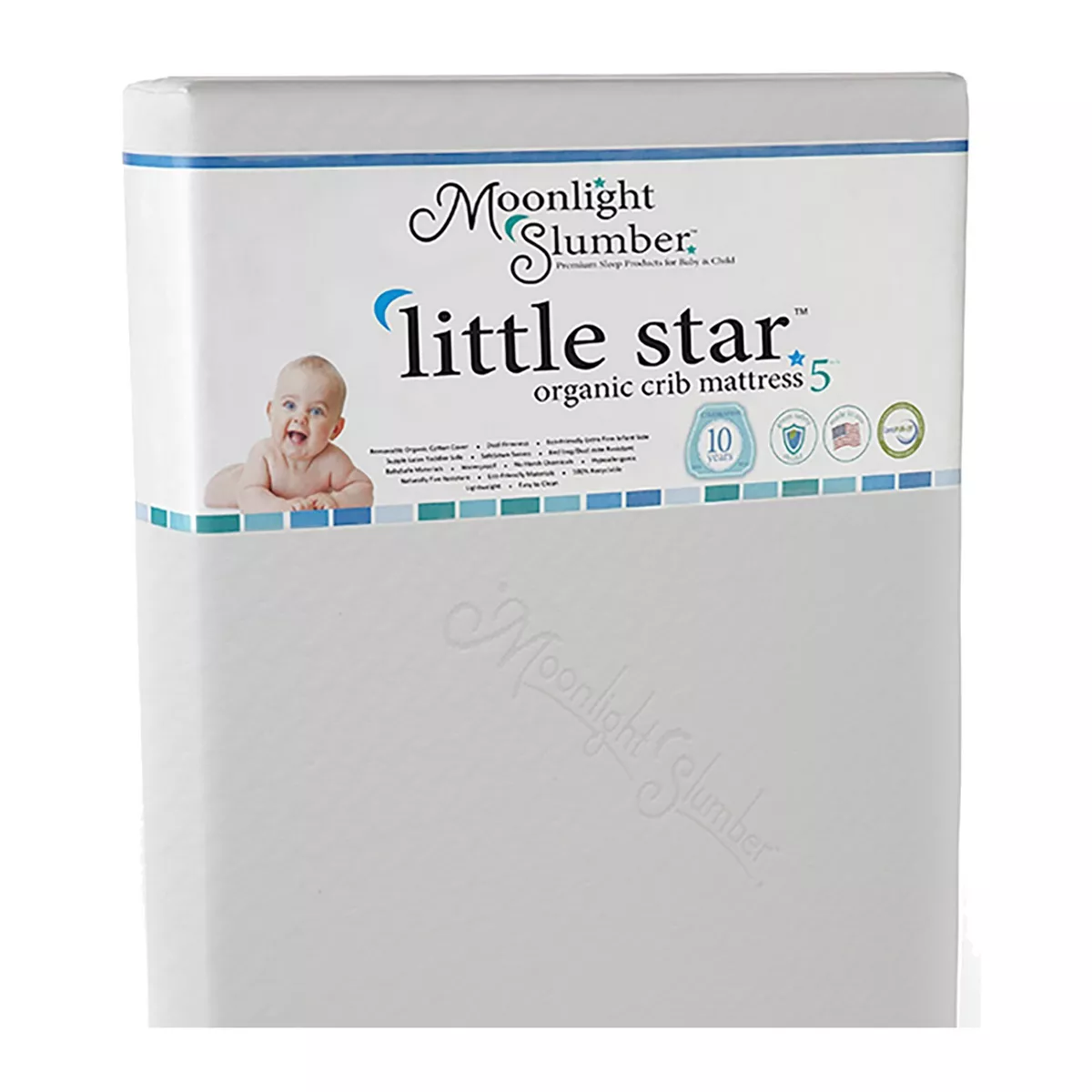 Moonlight Slumber Little Star Organic Crib Mattress LSTAR100 eBay