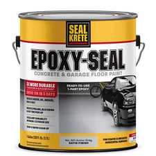 1-gal Armor Gray  Self-Priming 1-Part Epoxy Satin Concrete Garage Floor Paint US