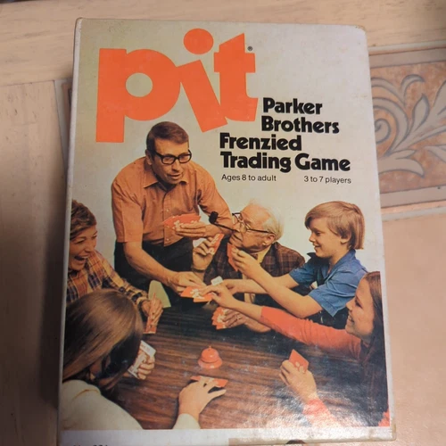 Pit Vintage Card Board Game Parker Brothers Bid Trade Commodities 1973 Rare Mint