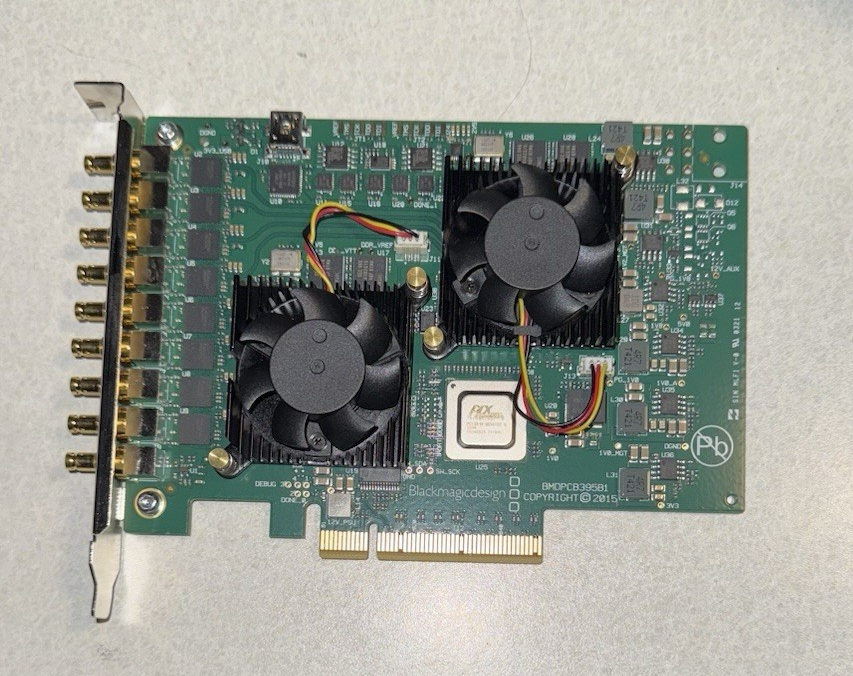 BlackmdgicDesign DeckLink Quad2 ① Blackmagic Design DeckLink Quad 2 (8 ch.) SDI Capture and