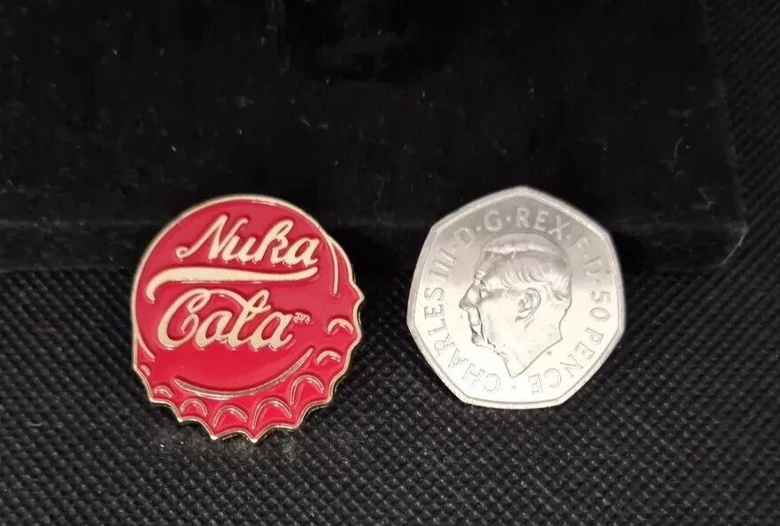 Fallout Pin Badge, Nuka Cola, Gaming, Film, Gift - Image 4 of 4