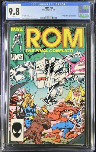 Rom #65 CGC NM/M 9.8 Art by Steve Ditko! Avengers, X-Men, Defenders and more!