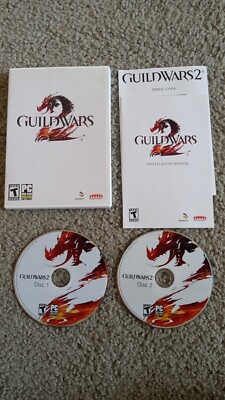 GUILD WARS 2 (Windows / PC, 2012) Complete CIB *Tested/Working*