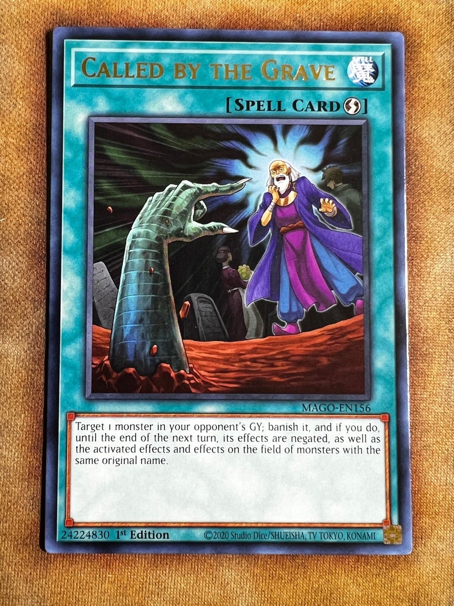 Yugioh Called By The Grave MAGO-EN156 Rare 1st Ed NM | eBay