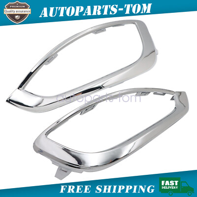 L + R Side Fog Light Trim Hand Driving Lamp Front For 17-2020 Pacifica 2Pcs