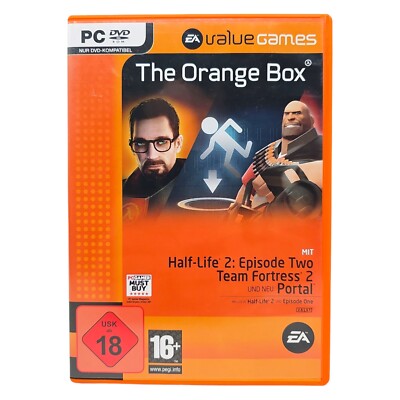 PC - The Orange Box - Half-Life 2 Episode Two Teram Frotress 2 Portal - USK 18