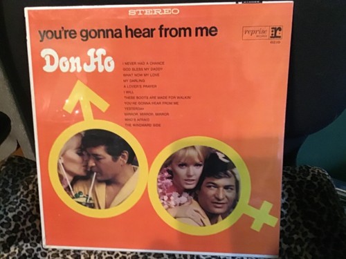 DON HO - YOU'RE GONNA HEAR FROM ME  * HAWAIIAN ROYALTY SINGER*  STEREO - Picture 1 of 2