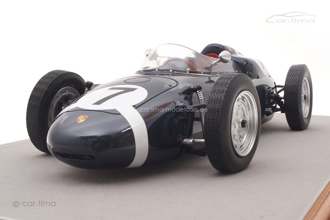 Porsche 718 F2 1960 Winner B.A.R.C #7 Moss Tecnomodel 1:18 Porsche 718 F2 1960 Winner B.A.R.C #7 Moss Tecnomodel 1:18