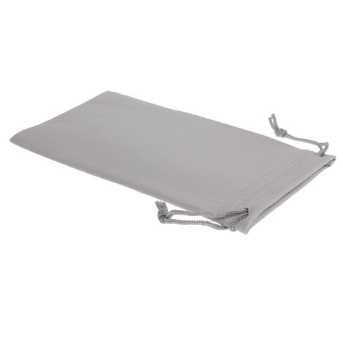 Bolsa de gafas Estuche de microfibra Bolsa de microfibra con cordón VC Gris - Imagen 9 de 11