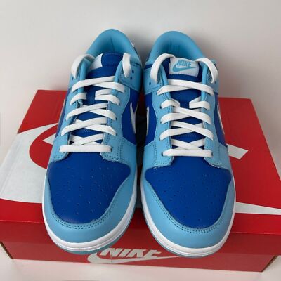 Nike Dunk Low Retro QS Argon Blue Size 11 Flash White DM0121-400 Nike Dunk Low Retro QS Argon Blue Size 11 Flash White DM0121-400