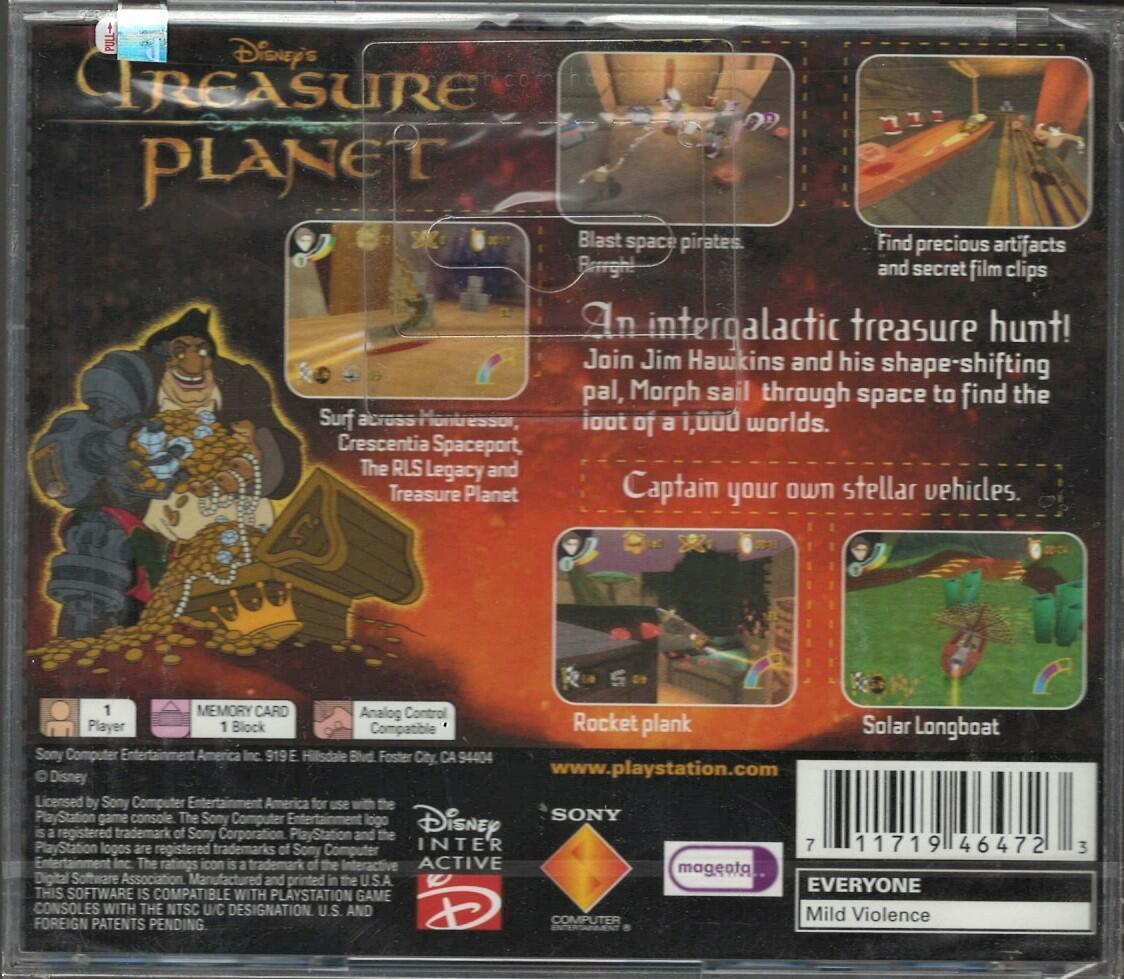 Disney''s Treasure Planet PS (Brand New Factory Sealed US Version