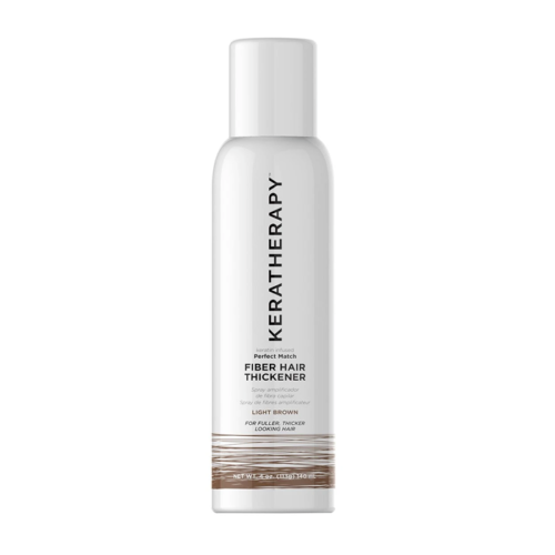 Keratherapy Fiber Hair Thickener Spray Light Brown 140ml Hair density