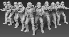 Star Wars Legion Stormtroopers EXPANSION Proxy Models 3d Printed