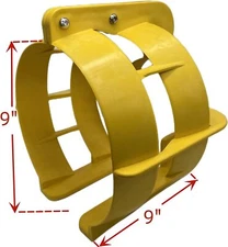 Propeller Safety Guard 9" Yellow Fits 9.9 thru 20hp Boat Marine Surf Outboard