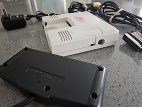 PC Engine/TurboGrafx-16 Console w RGB & Jailbar Fix, TurboDuo Pad, SCART, PSU...