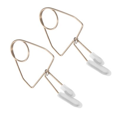 2pcs Flute Repair Indentation Clip, Stainless Steel Wind Instrument Maintenance