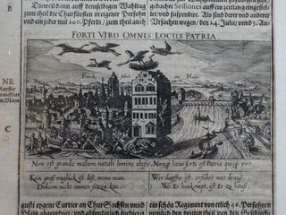 Frankfurt Main Kupferstich aus Meisners Schatzkästlein Stadtansicht Hessen1623