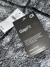 NWT GAP Gapfit Gfast Ankle Leggings Hidden Pocket Drawstring Women  s Large L