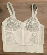 60s Vintage Sky-Bali 36 B Bow-Bra Long Line G...