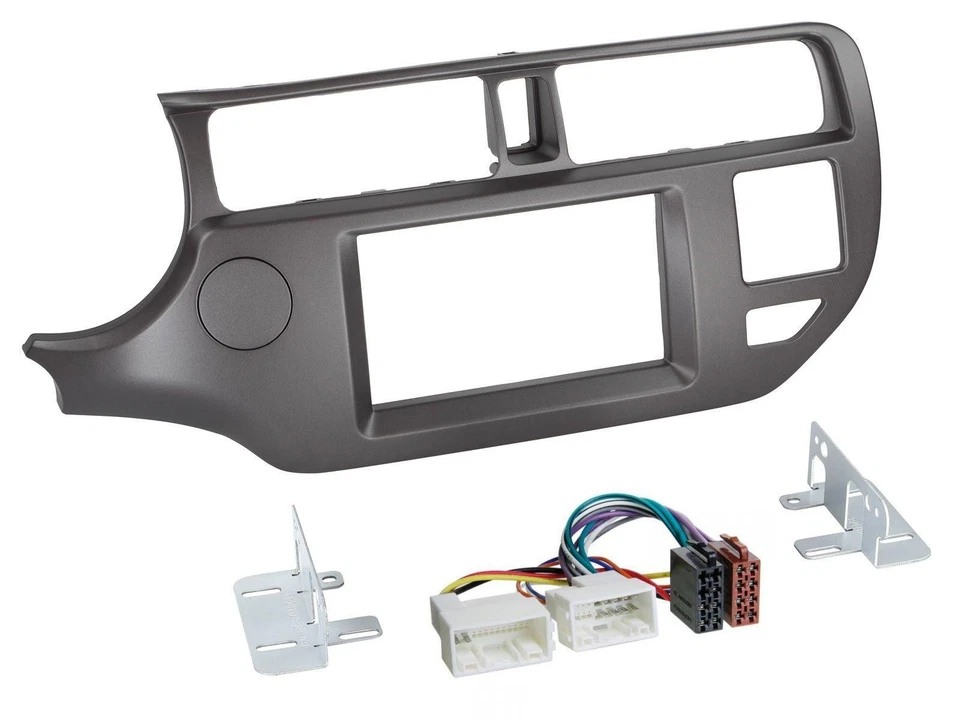 Pioneer 2DIN MP3 DAB USB CD Bluetooth Autoradio für Kia Rio UB 11-14 anthrazit - Bild 3 von 4