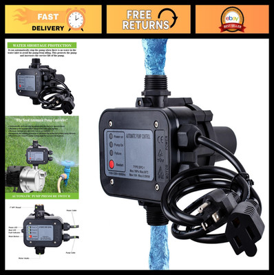 Automatic Water Pump Controller - IP65 Pressure Switch & Flow Sensor for Self-Pr
