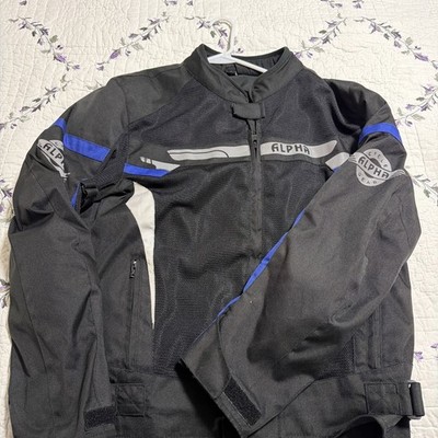 ALPHA CYCLE GEAR MOTORCYCLE ALL SEASON JACKET   Small 