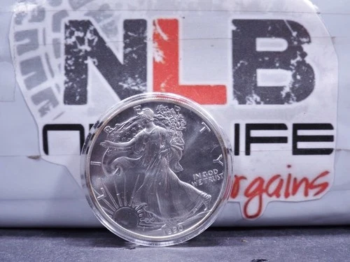 1990 $1 American Silver Eagle 🔥 BU Uncirculated