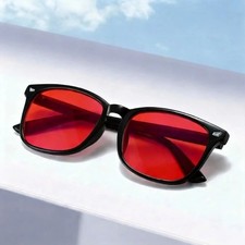 Anti Blue Light Glasses with Red  Yellow Lenses for Better Sleep Men  Women