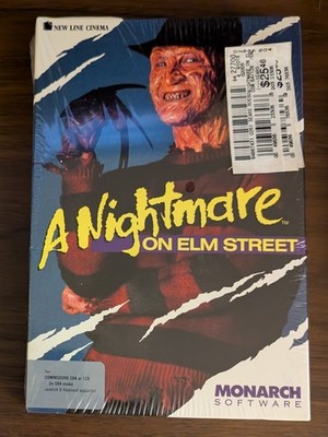 NEW A Nightmare on Elm Street Monarch Commodore C64 Freddy Krueger