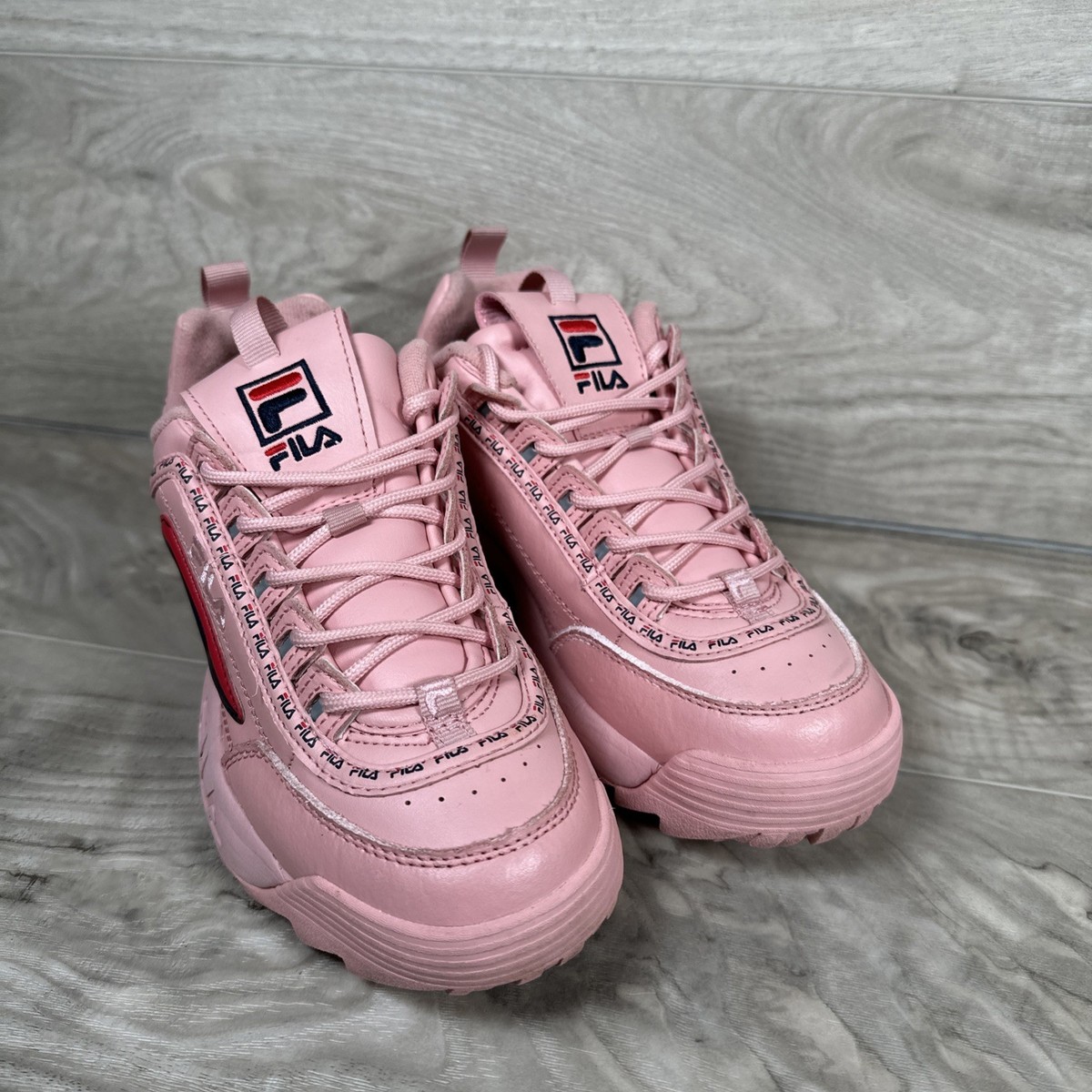 FILA★MELVIS PRO V2★PINK Fila Womens Pink Solid Synthetic Low Top Athletic Sneakers