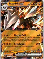 Excadrill ex 046/086 Black Bolt Double Rare Holo