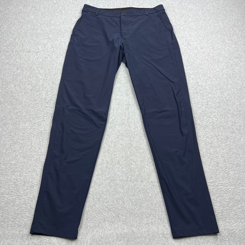 UNRL Concourse Pants Mens Large Tall Navy Blue Performance Stretch Athletic Golf