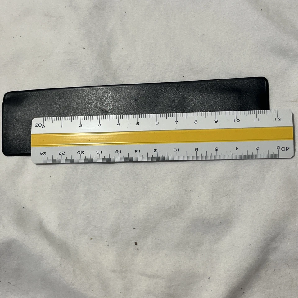 Dietzgen Drafting Rule 1556 CP With Cover Vintage - Image 2 of 3