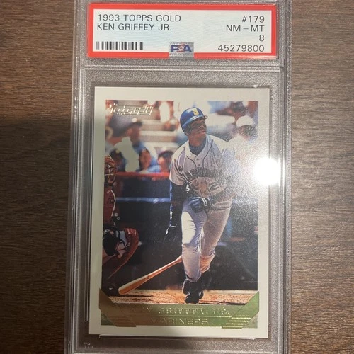 1993 Topps - Ken Griffey Jr #179 Gold PSA 8
