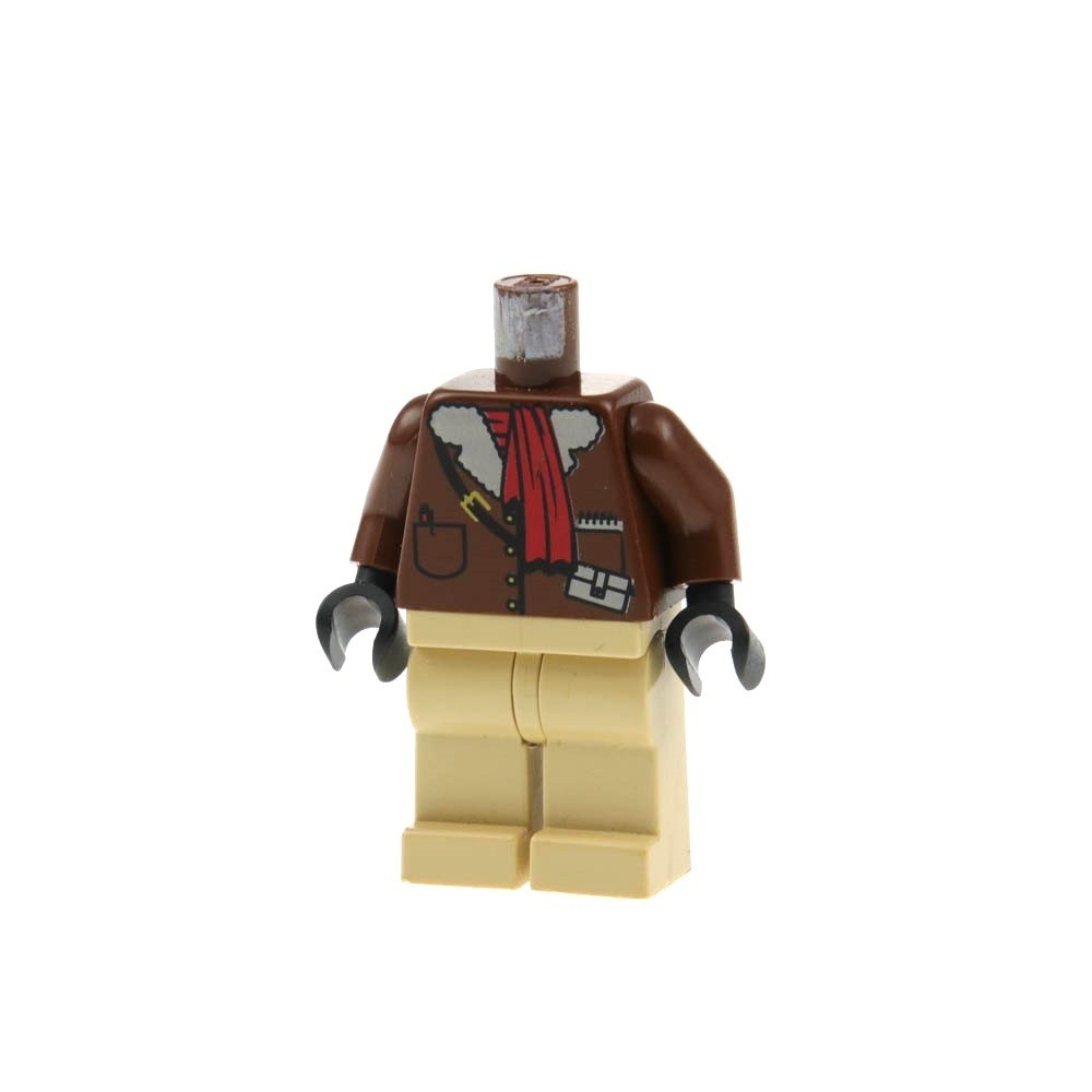 1X Lego Torso Legs Minifigure Adventurers Pippin Reed Adv028 970C00 973PX179C01