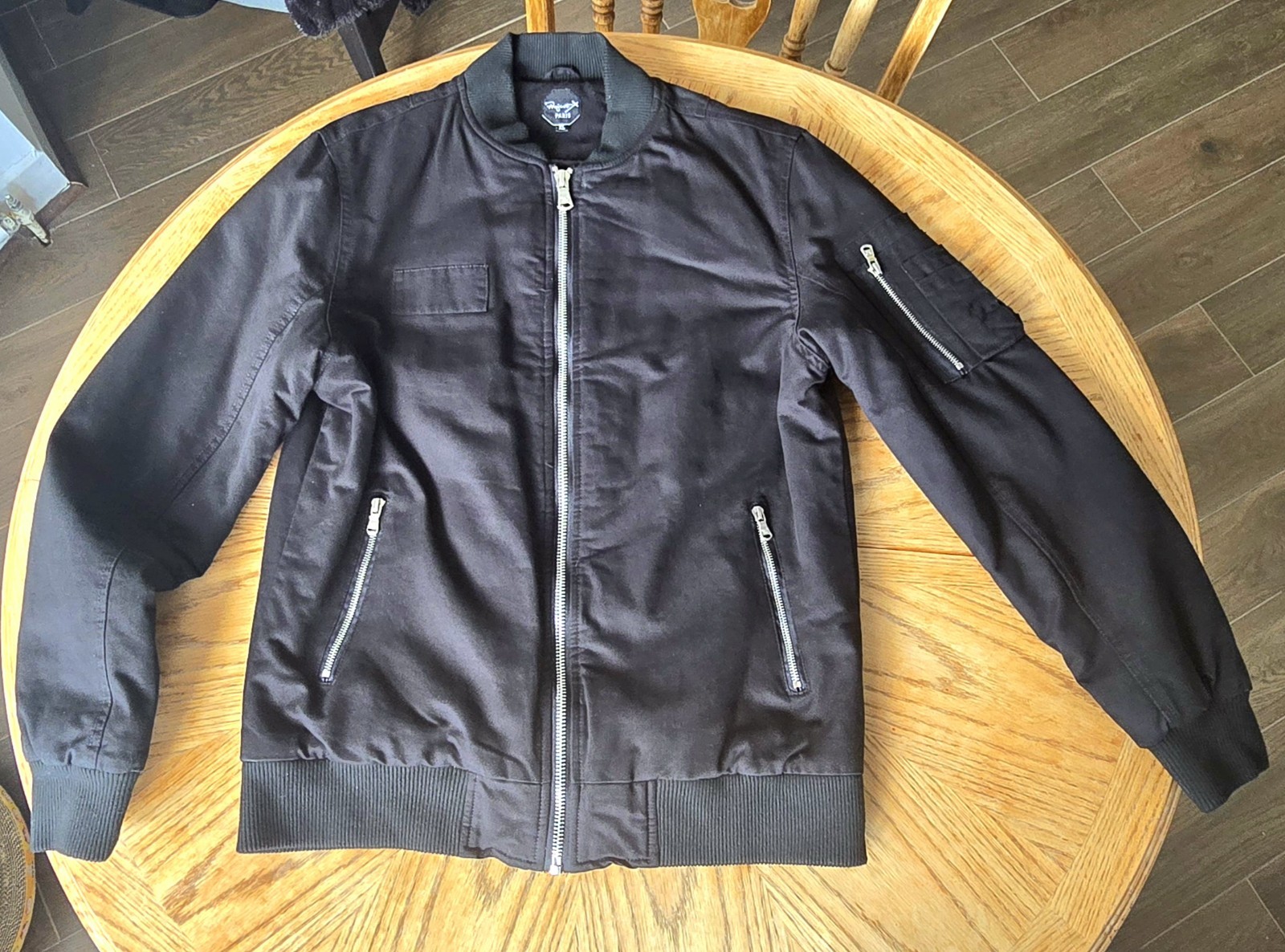 Chaqueta Bomber Negra Project X Paris