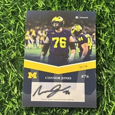 2024 ONIT Athlete Michigan Football Signature Series #S-18 CONNOR JONES AUTO /50