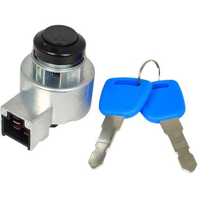 XYZIL Ignition Switch w/Key SBA385202601 Compatible with New Holland Black 