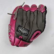 Louisville Slugger Diva Series Youth Softball Glove Pink/Gray EZ-Loc 10  