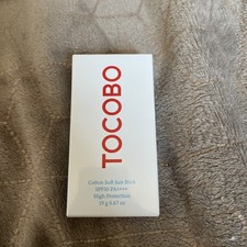 TOCOBO Cotton Soft Sun Stick SPF50+ PA++++ 19g Vegan Sunscreen Bar *UK SELLER*
