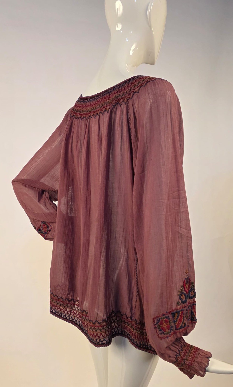 BEAUTIFUL BOHEMIAN 1930’S HAND EMBROIDERED HUNGAR… - image 6