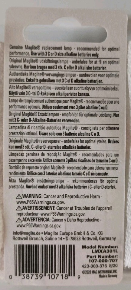 MagLite 2-cell C & D Magnum Star II Xenon Genuine Replacement - Foto 3