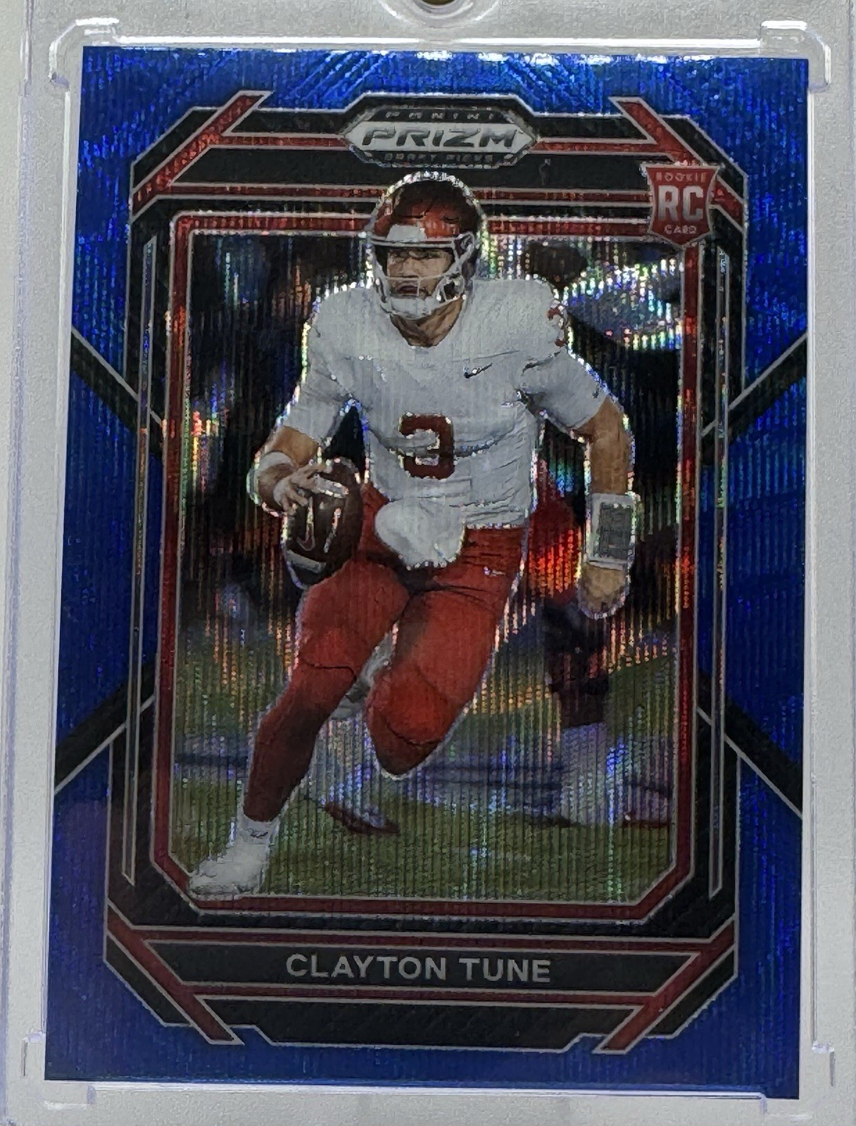 2023 Panini Prizm Draft Picks #111 Clayton Tune Blue Wave RC /249 - HOUSTON