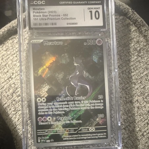 Pokémon TCG Mewtwo 052 Sv: Scarlet & Violet Promo Holo CGC 10