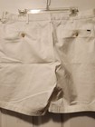 polo Ralph Lauren men's white 97%cotton flat front casual shorts size: 38 — photo 2