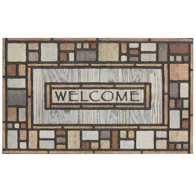 Welcome Drifted Nature 23 In. X 35 In. Doorscapes Estate Mat