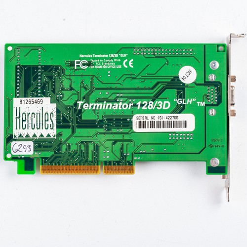 Hercules Terminator 128/3D AGP 8MB S3 Trio3D Graphics Card GB3570AG Windows 98 - Picture 3 of 3