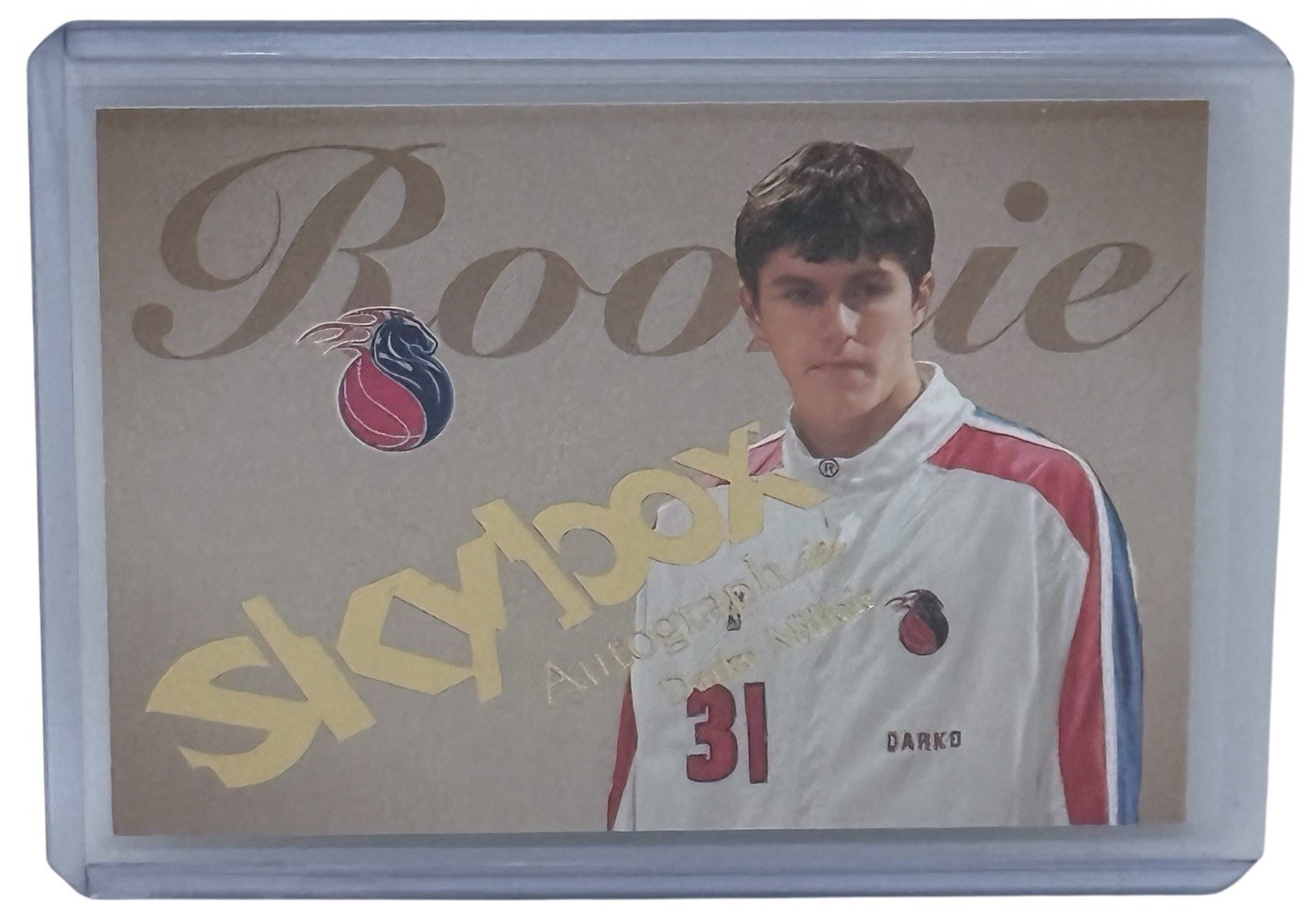 Darko Milicic #86 Basketball Cards 2003 Skybox Autographics trading card — raw and PSA graded price guide