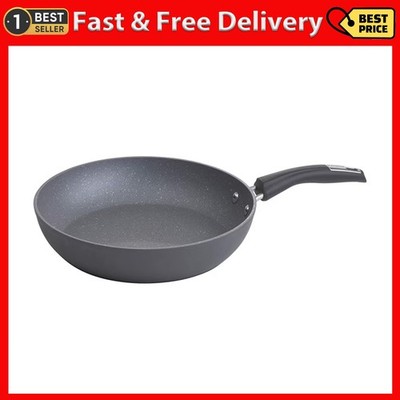 Bialetti Impact Non-Stick Cookware, 12 in. Saute Pan, Gray